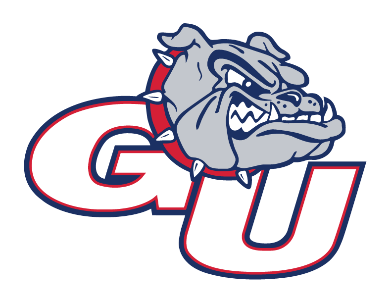 Gonzaga University logo with Bulldog mascot